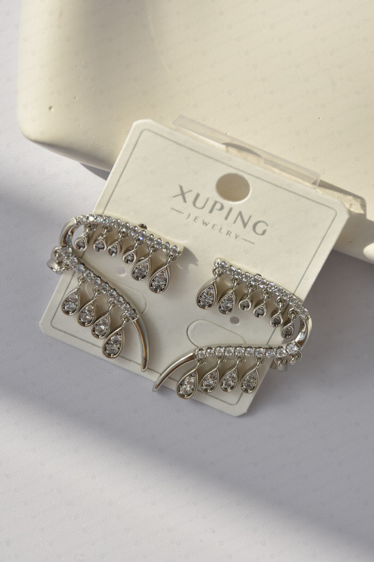 گوشواره مدل آبشاری بلند ژوپینگ