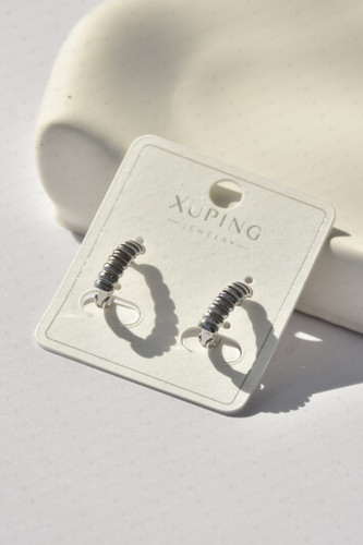 قیمت و خرید گوشواره زنانه ژوپینگ مدل حلقه ای پیچ