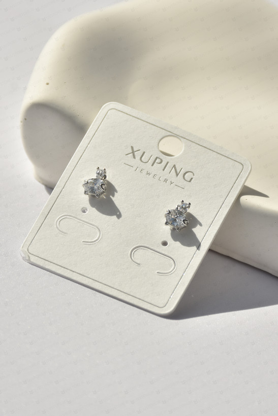 گوشواره میخی نگیندار گربه برند ژوپینگ