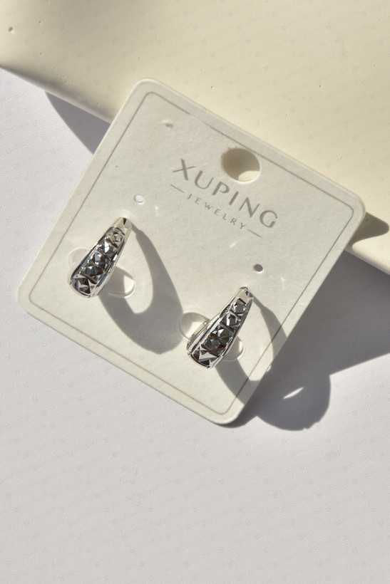 گوشواره برجسته کلاسیک برند ژوپینگ