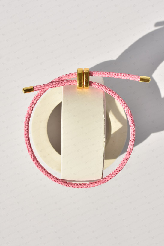 خرید و قیمت دستبند هرمس صورتی