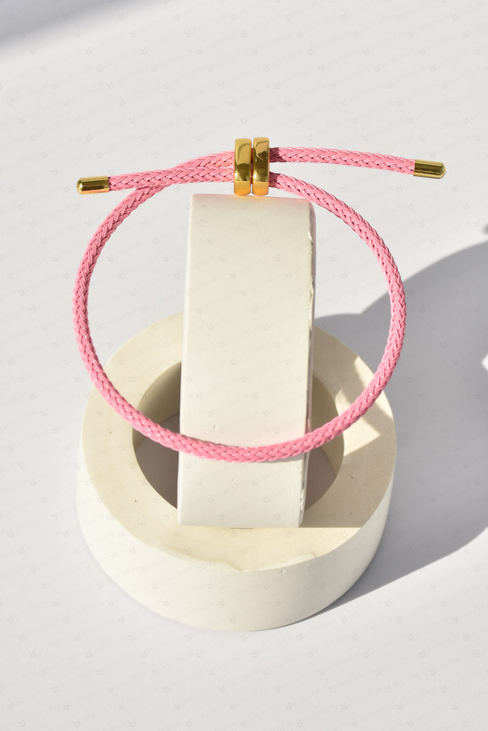 خرید و قیمت دستبند هرمس رنگ صورتی و آبی