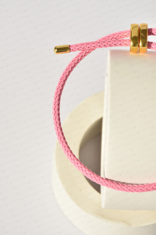 خرید دستبند هرمس طنابی طلایی