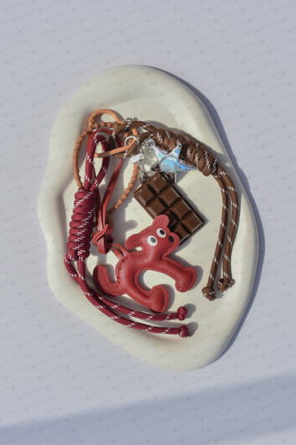 آویز کیف چارم بگ سگ و شکلات