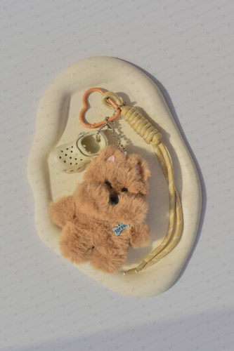 آویز کیف چارم بگ سک تاپ داگ و کراکس