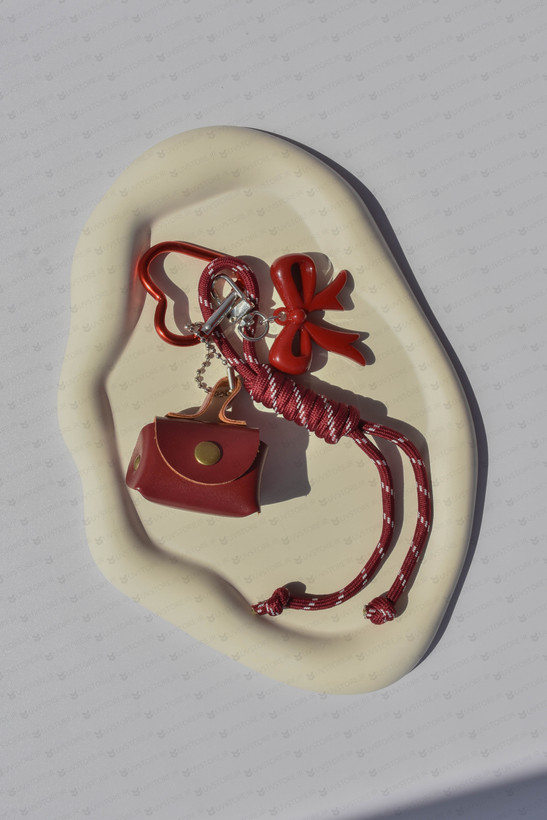 آویز کیف چارم بگ چری کیف زنانه و پاپیون